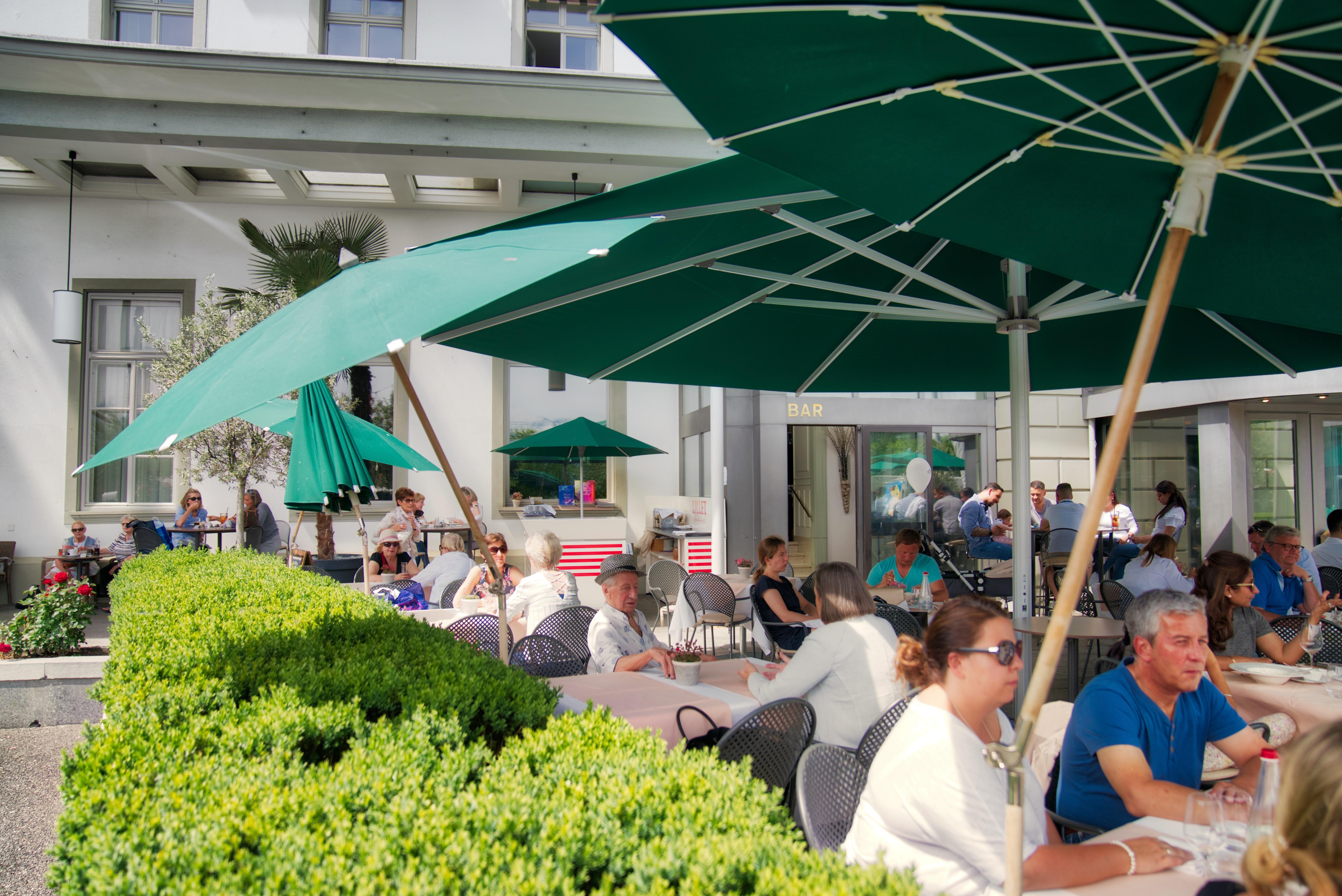 Hotel Schweizerhof Luzern Luaran gambar The Café