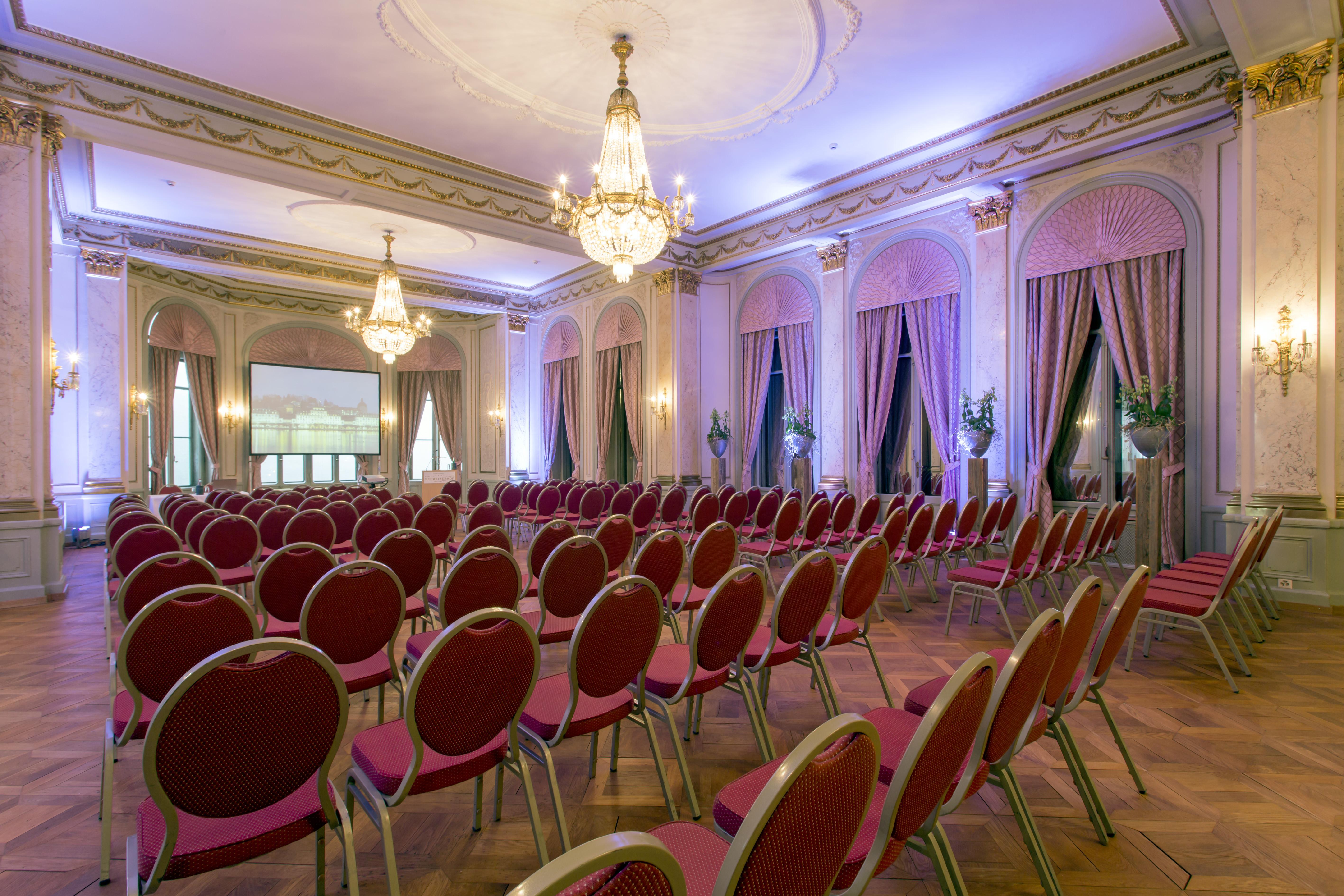 Hotel Schweizerhof Luzern Luaran gambar The ballroom